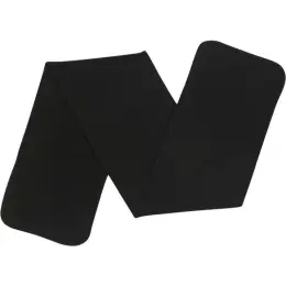 Black Polar Fleece Scarf